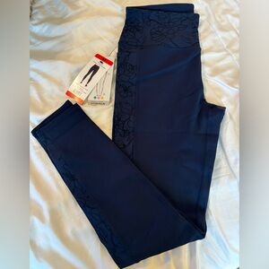 Sketchers blue women M leggings Brand New